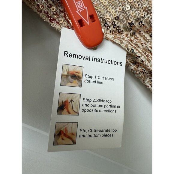 Mac Duggal Size 6 Gold 11279 Sequin Halter Formal Gown Dress Prom Cocktail $398 - Picture 8 of 11